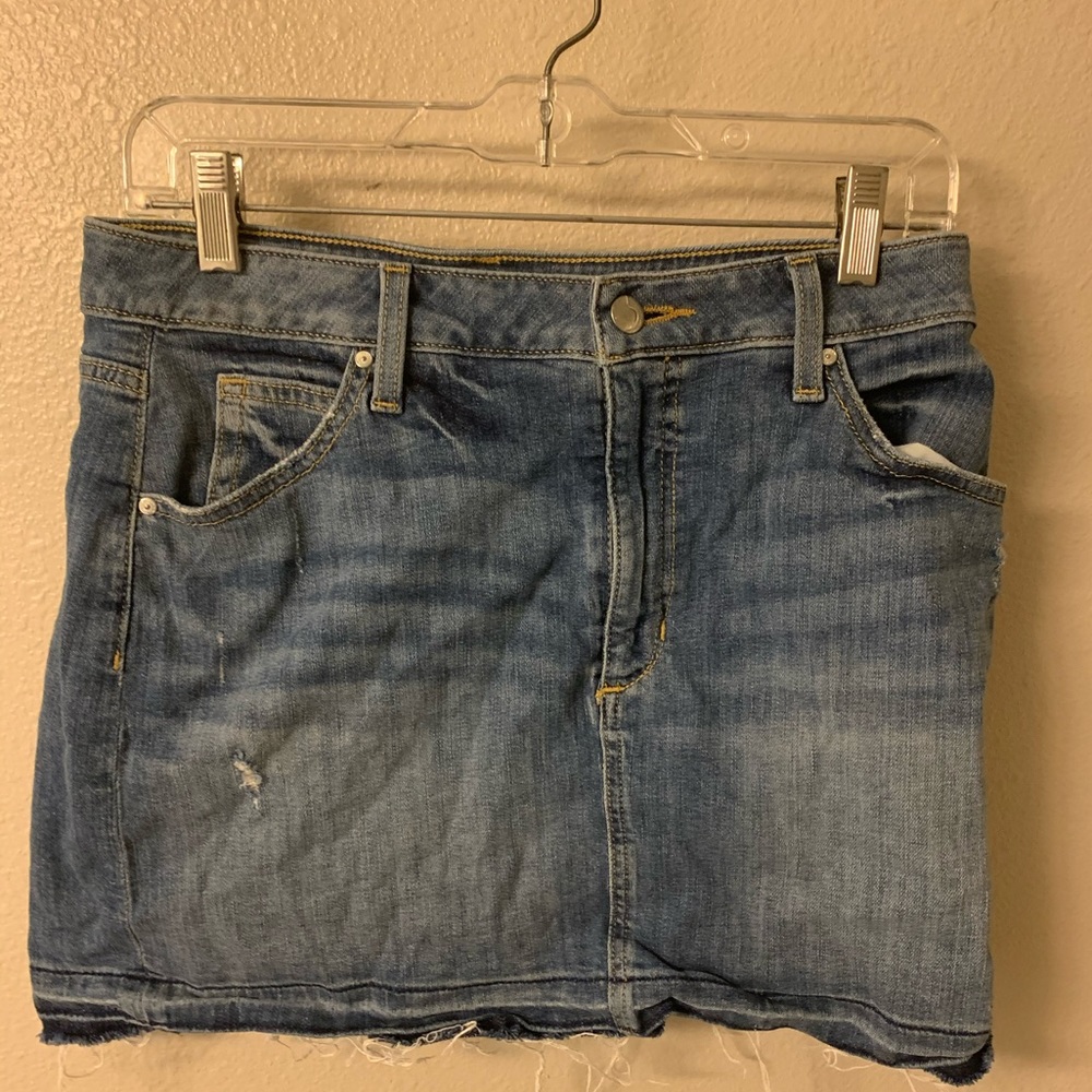 Joes mini jean skirt